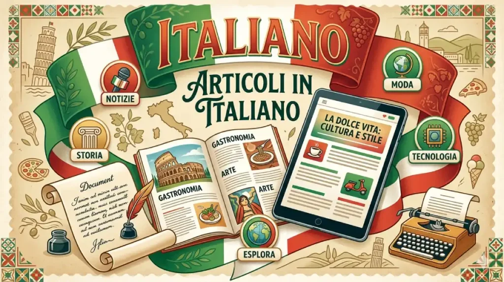 Artículos en Italiano